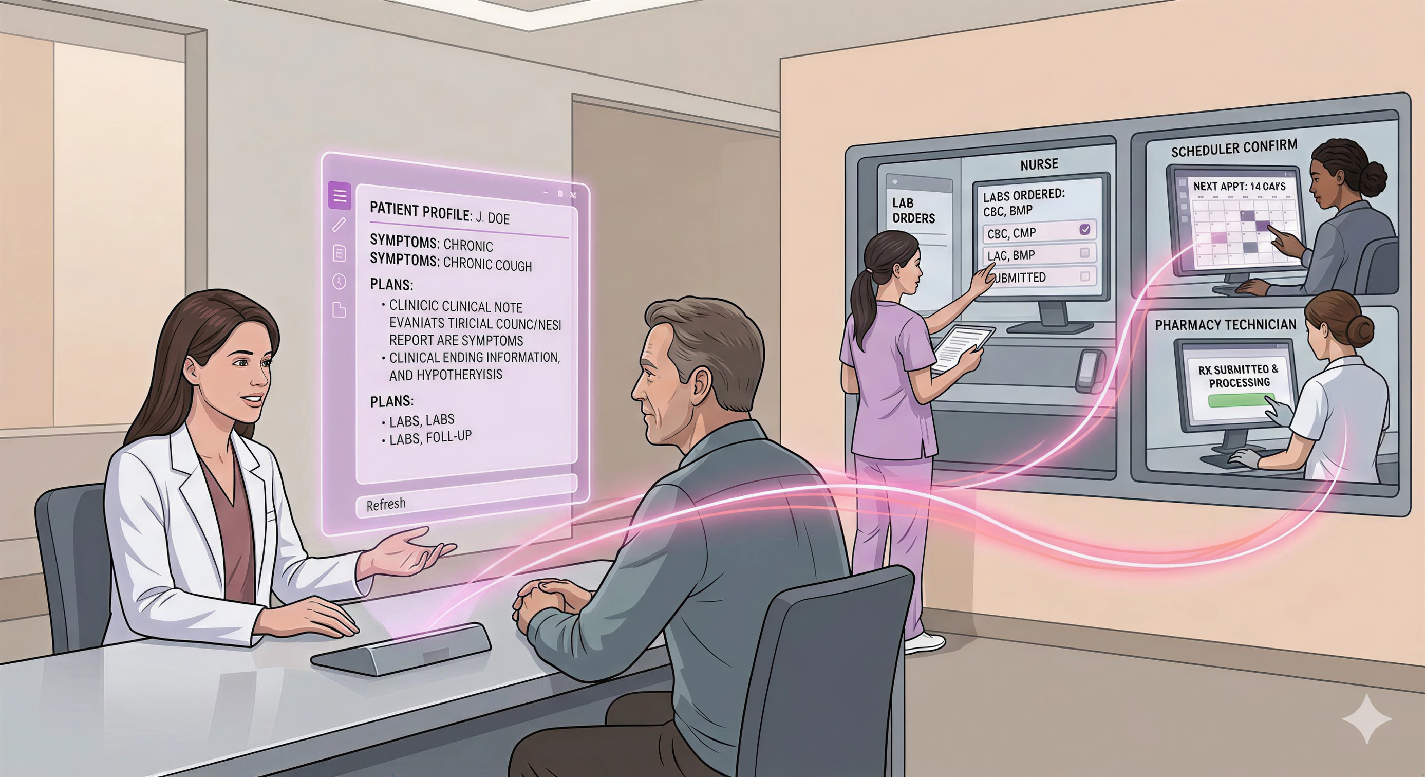 Beyond the Note: Why Health Systems Need an Orchestration Layer Above Ambient Scribes